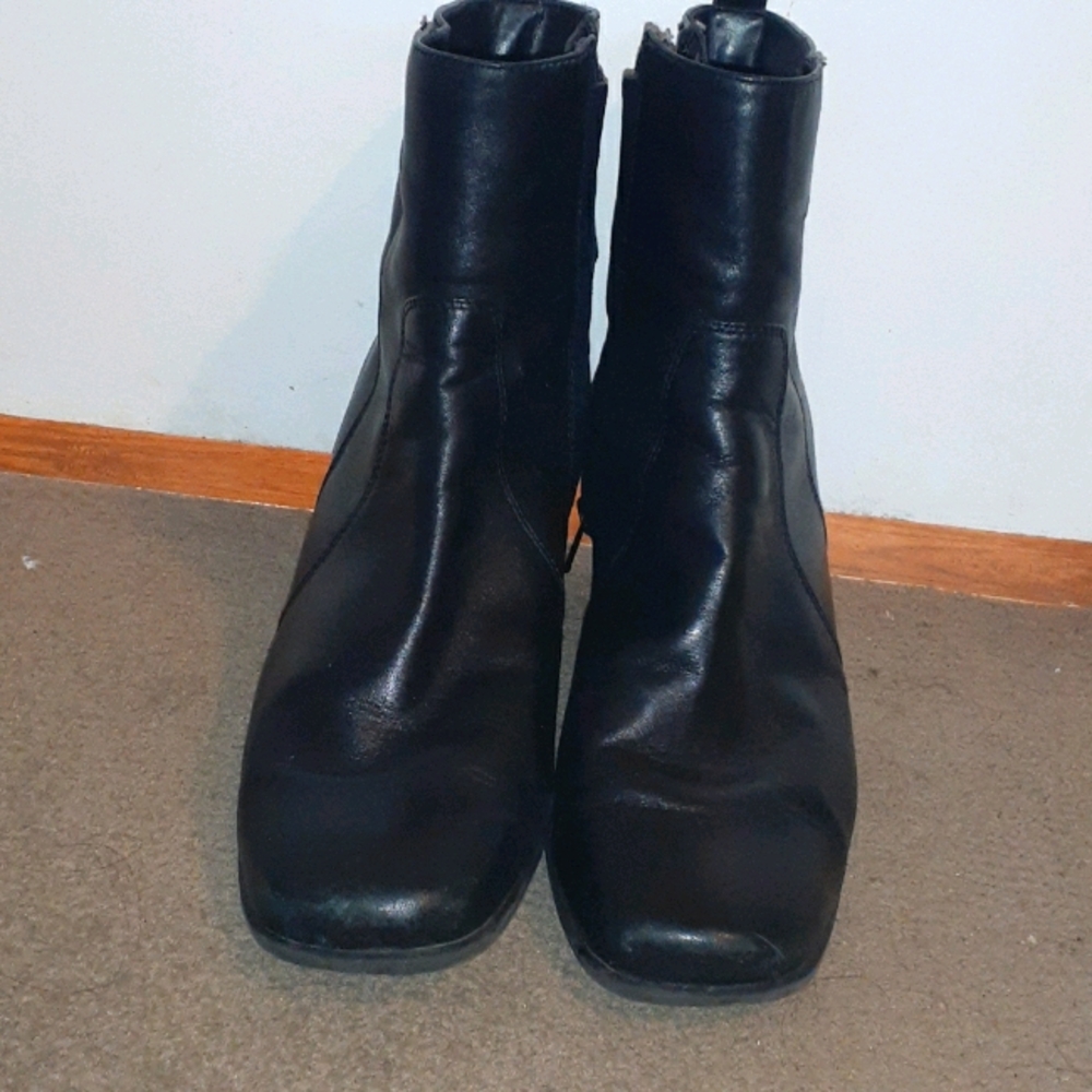Black ankle boots